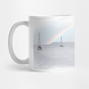 Four Sailboats On Bellingham Bay Mug